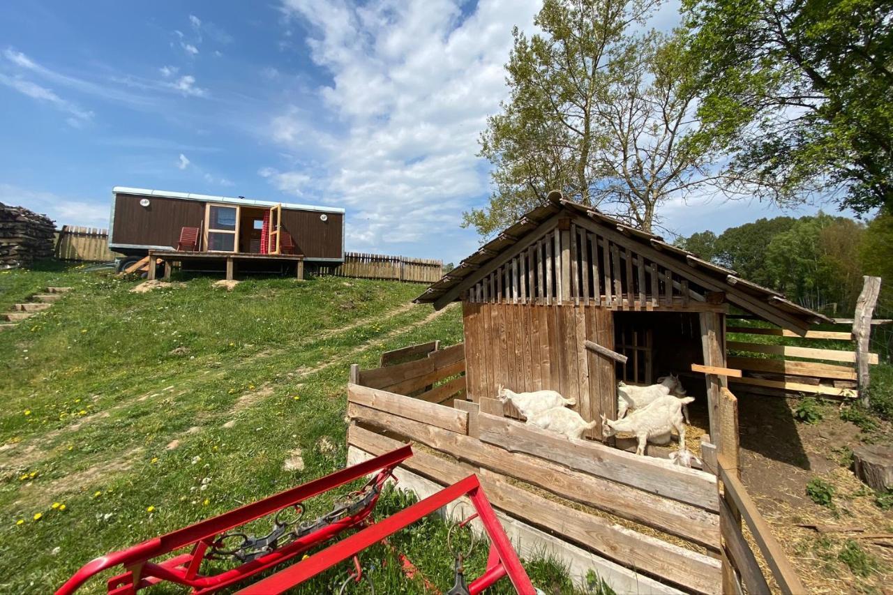 Maringotka Na Samote Na Kozi Farme Hotel Pobezovice Exterior foto